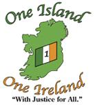 and working for the total independence of a united 32-county Ireland, as our constitution avows: by