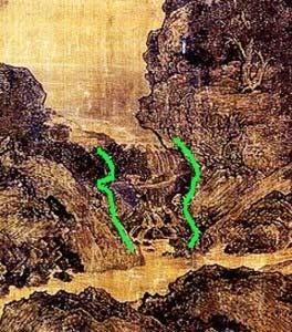 A thousand years ago during China s Sung dynasty the artist, Fan Kuan painted the quintessential mountain landscape,