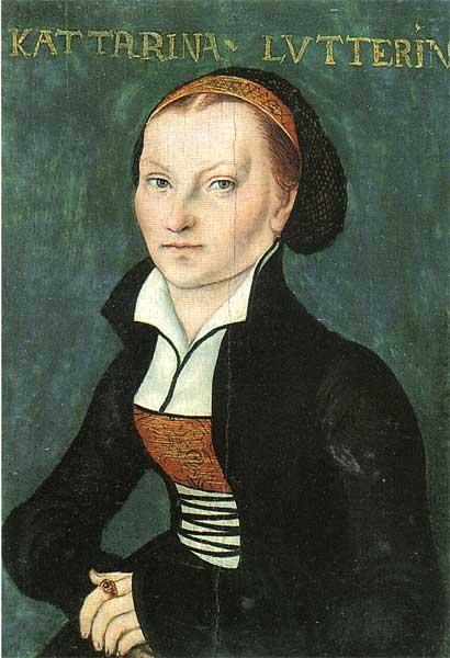 Martin Luther 1523 Luther marries Katharina von Bora, a nun. He was 46, she was 26.