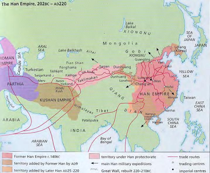 漢 Han Empire 206 BCE-220 CE Xiongnu
