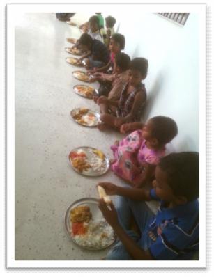 FOOD FOR CHILDREN IN LOWADI S NEIGHBORHOOD