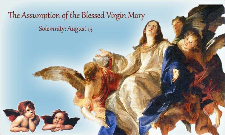 JESUS ASCENSION AND MARY S ASSUMPTION on Solemnity of the Assumption-15th Aug 2017 As the Solemnity of the Assumption was celebrated on Tuesday, let us reflect on the following:- What is the