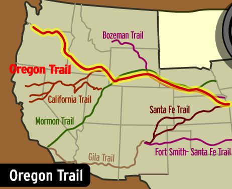 The United States acquired the Oregon Territory in this area in 1848 from Great