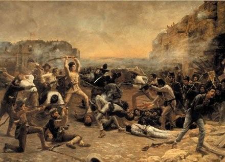 Goliad Following a later battle, at Goliad, Santa Anna ordered the