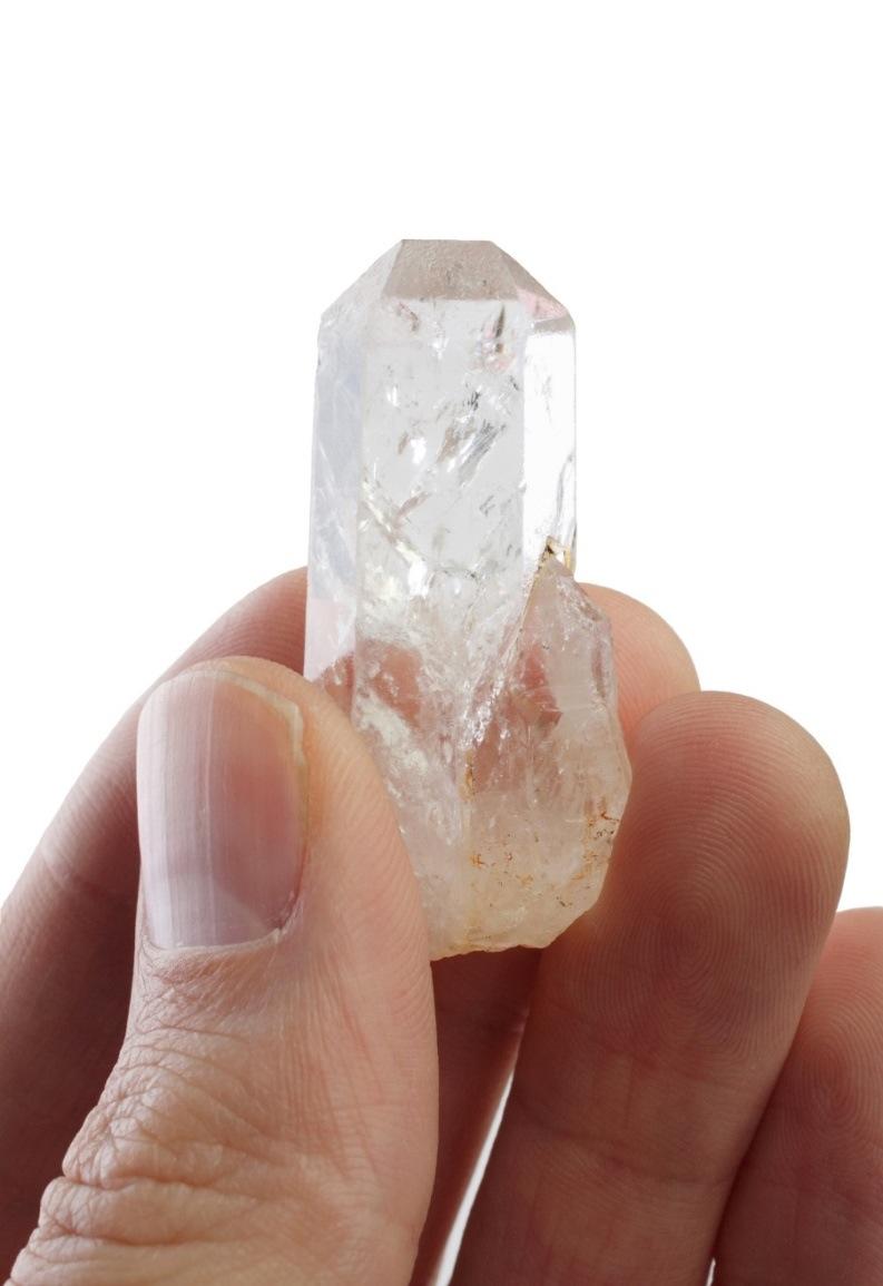 Sensing Crystal Energy Point a terminated crystal at your palm Rotate the crystal point in small, slow circles If you do not feel the stone energy, try following he point