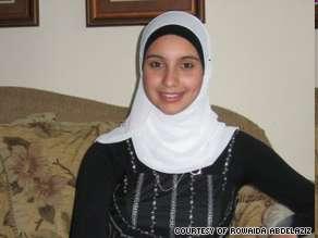 Rowaida Abdelaziz, a 17-yr.-old Egyptian girl living in the US http://www.youtube.com/watch?