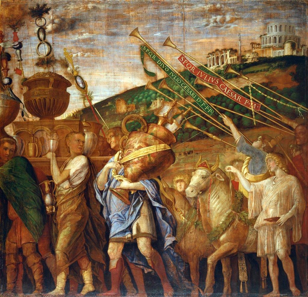 The Triumph of Caesar Andrea Mantegna, d.