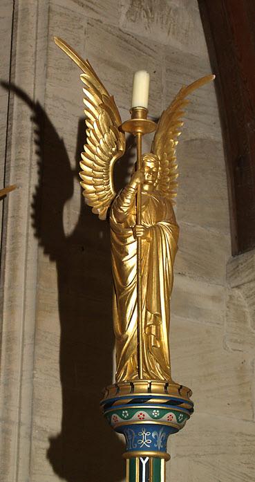 Bradwell Grove gave the altar with gilded