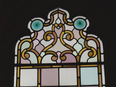 Other glass in the church has the popular Victorian feel to it; the type used often in Victorian and Edwardian houses everywhere, as