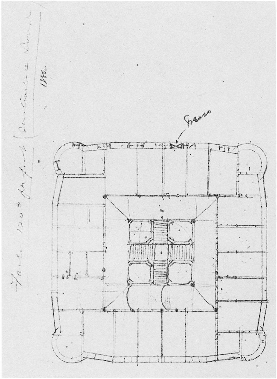 Plans for 28-Story Buldng, Dated 1885 FIG. I9.