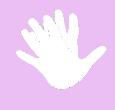 Turn the handprint without a thumb downward. Then move it over the first handprint.
