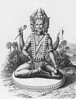 Brahma is not worshiped as much as the other gods. This may be because of the following story in Hindu legends Once, Vishnu and Brahma approached Shiva and requested to find his beginning and end.