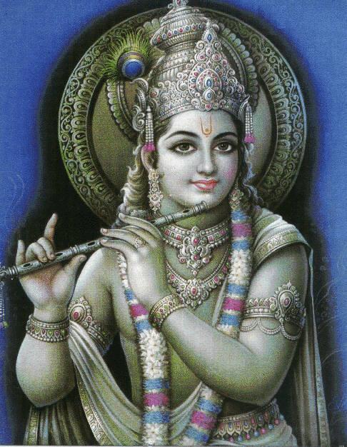 Vishnu s avatars Krishna (meaning 'dark colored' or 'all attractive') appeared in the Dwapara Yuga