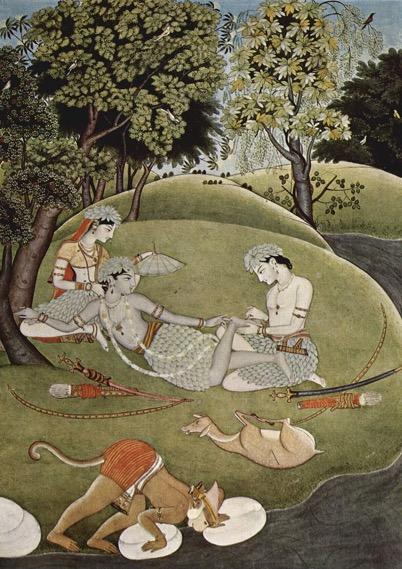 HINDU ART NARRATIVE TRADITIONS The Ramayana is not just a poem to tell the life of Rama, it also depicts the duties of relationship portraying ideal characters like: The ideal father The ideal