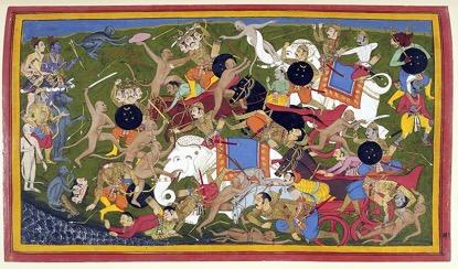 A popular story from the Ramayana is that of the abduction of Sita
