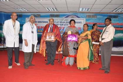 of Endocrinology, Christian Medical College, Vellore on 19 th March, 2016 on the topic Insights into the Evolution and pathogenesis of Diabetes in India. The oration was organized by the Dept.