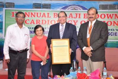 The 1 st Annual Balaji Endowment Cardiology Oration was delivered by Prof. Navin C. Nanda, Prof.
