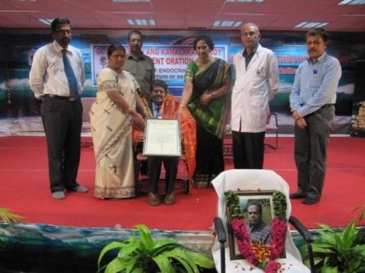 The chair was organized by the Dept. of Nephrology 2. The 2 nd Annual Cherukuri Narasimham and Subhadra Devi Neurosurgery Chair Oration was held on 8 th March 2014. Dr K.V.R.