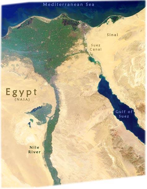 Physical Features - Water Seas and Waterways in this region have helped people trade more with Africa, Europe, and Asia The Suez Canal, a man-made waterway, allows ships to pass from the