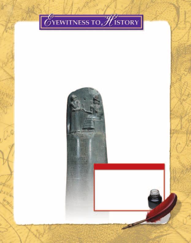Hammurabi s Code ALTHOUGH THERE WERE EARLIER Mesopotamian law codes, the Code of Hammurabi is the most complete.