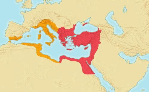 As time passed, the Byzantine Empire became less Roman and more Greek. Most Byzantines spoke Greek and honored their Greek past. Byzantine emperors and officials began to speak Greek too.