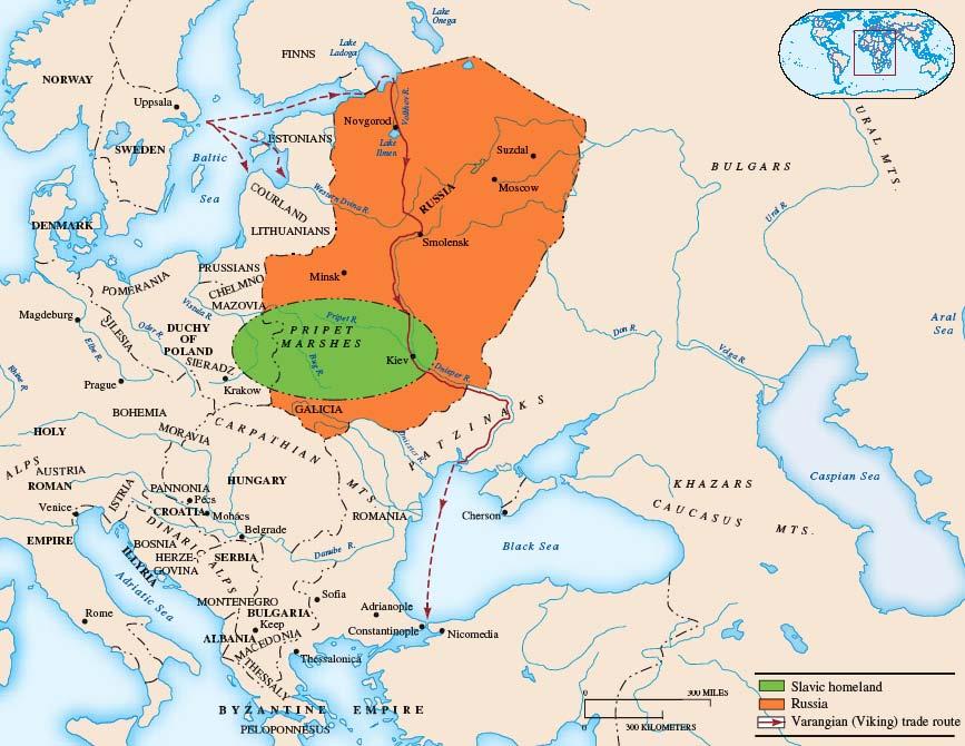 II. The Spread of Civilization in Eastern Europe B.