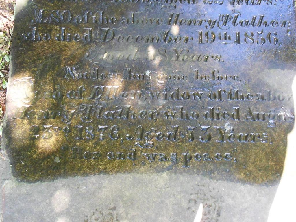 On 5 th September 1863 at Halifax sister, Jane Flather, married Robert Taylor Richardson an Optician from Southowram. She was 24 years old from Hipperholme and he was aged 31 years.