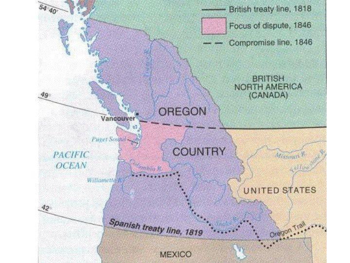 annexation of the Oregon Territory decline of fur trade waned GB s