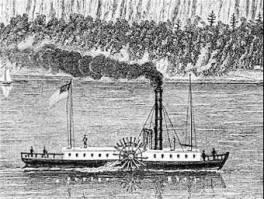 Morse- 1837 23,000 miles by 1854 steamboats essential to