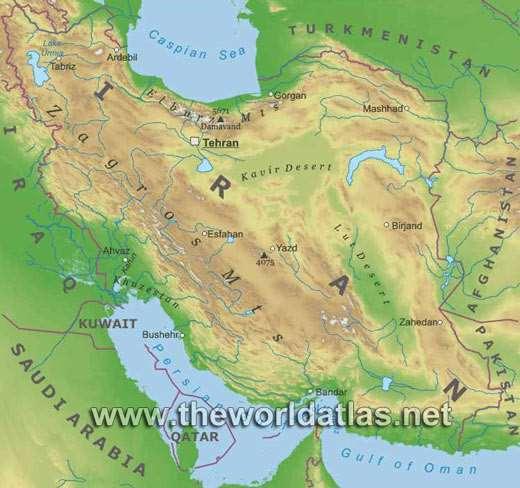 IRAN GEOGRAPHY Size: larger than Iraq Land: mostly