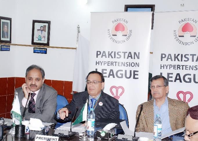 The 18 th General Body Meeting of Pakistan Hypertension League chaired Prof.
