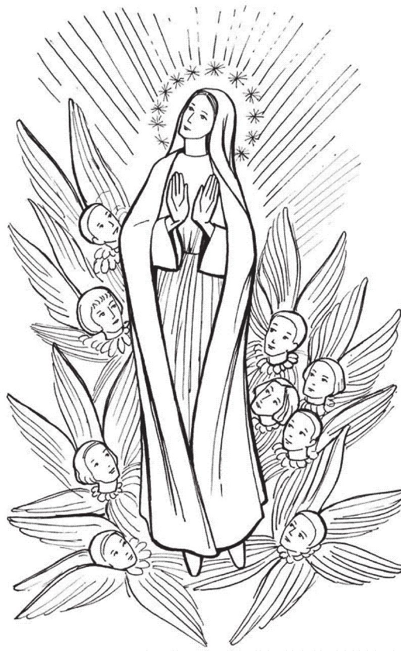 Hail Holy Queen The Hail Holy Queen is an old prayer in which we praise Mary, we honour her as our Queen and we ask her to be with us and help us in our daily life.