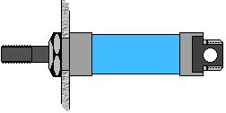 dengan garis tengah silinder. Gambarajah 3.5 di bawah menunjukkan beberapa cara pemasangan pencagak silinder.