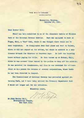 6 מכתב 6 מאת נשיא ארה ב הארי טרומן, מיזורי, 1965 הארי טרומן, נשיא ארה ב לשעבר מודיע על כוונתו להגיע לניו יורק לטקס קבלת פרס החירות. מיזורי, 1965. מפרט: ]1[ דף, נייר רשמי, מכתב מודפס עם חתימת ידו.