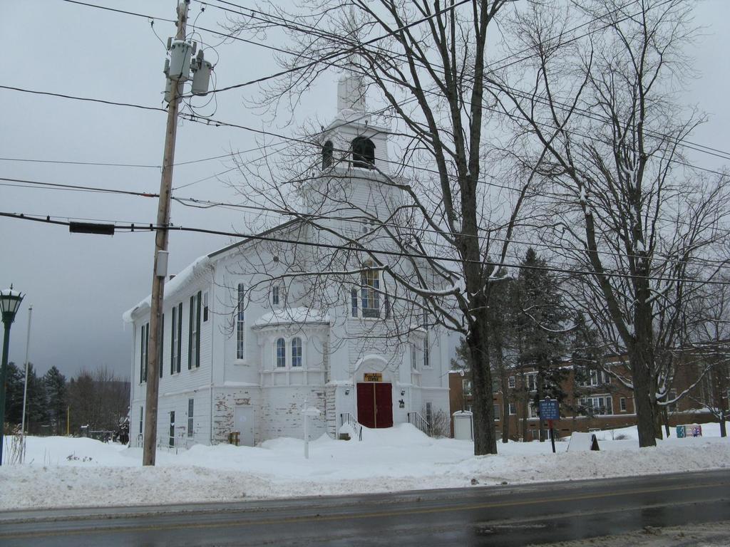 The Methodist church building in 2011 serves as the Wesleyan Center and home to the Time to Grow Nursery School. The image below shows the church in February 2011. Bibliography Beauchamp, William M.