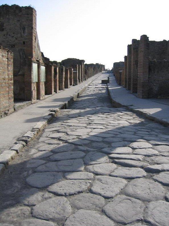 The Romans built thousands of miles of roads to connect their large empire.