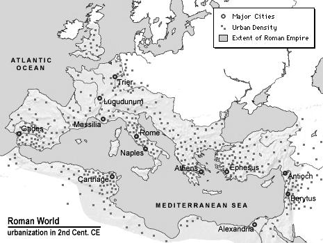 SPREADING THE ROMAN CULTURE (6d) After the victory over Carthage in the Punic Wars, Rome was able, over the next 100 years, to dominate the Mediterranean basin, leading to the diffusion of Roman
