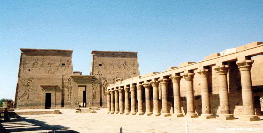 Egyptian Temple Temple of Isis Philae, Egypt continuous building 560 BCE