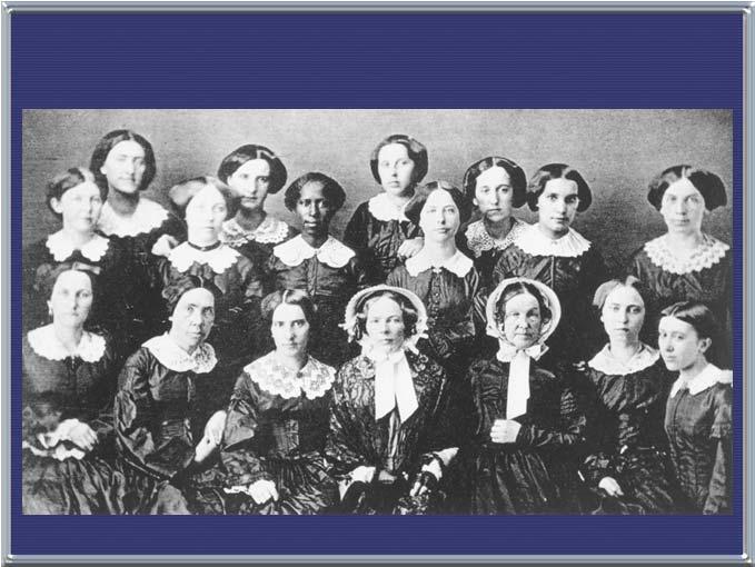 Graduates of Oberlin College, Class of 1855 Early 19c Women 1. Unable to vote. 2.