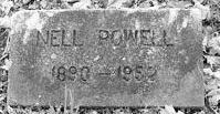 Sarah Lucille Powell Warner Albert Winn Nellie Rhea daughter of Elisha and Lucy Ellen Clark Powell was born 29 Mar 1898 and died 31 Oct 1952 in Clarksville, Montgomery County TN at the age of 54.
