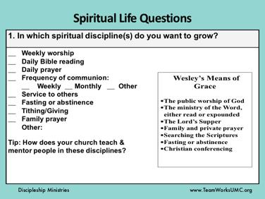 If you did the Spiritual Life of the Leader and are doing the whole TeamWorks series, start off with the Spiritual Life Template.
