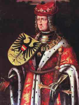 This portrait by an unknown artist depicts the Habsburg ruler Maximilian I, who became Holy Roman emperor in 1493. seven electors three archbishops and four German princes would choose the emperor.