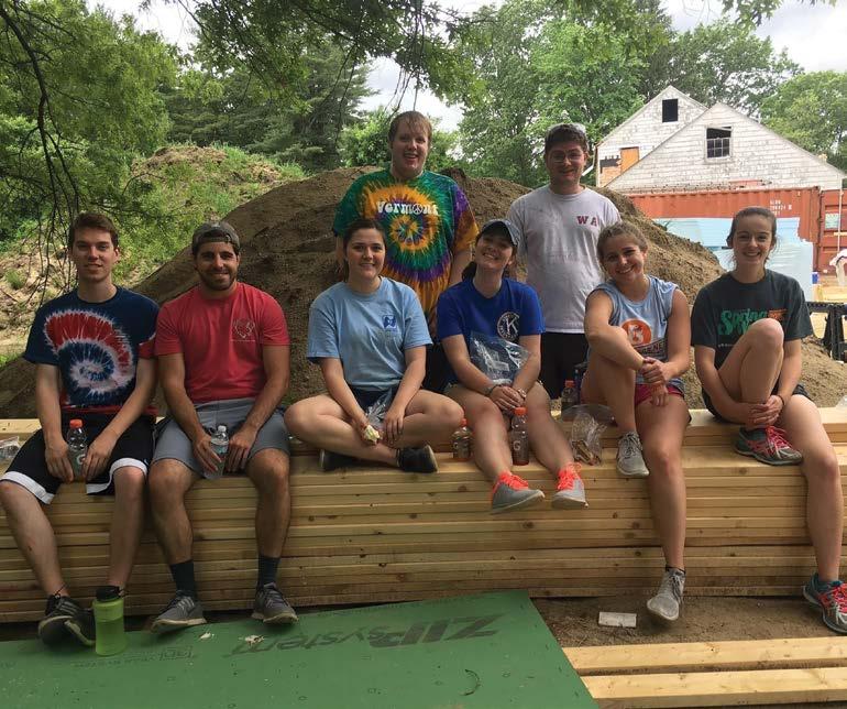 Many of the college trip attendees had participated in the high school trip, where they got to know one another, which increased the camaraderie and spirit of service present in the college trip.
