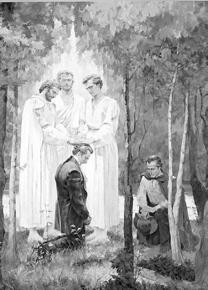 Our Heritage Peter, James, and John appeared to Joseph Smith and