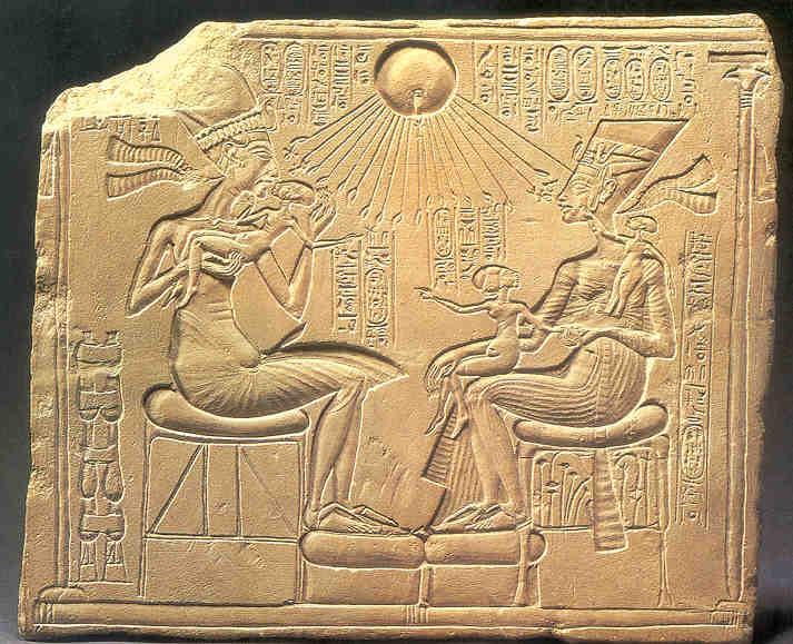 Akhenaten and His Family Dynasty 18, c. 1352-1336 BCE Can you read this image symbolically?