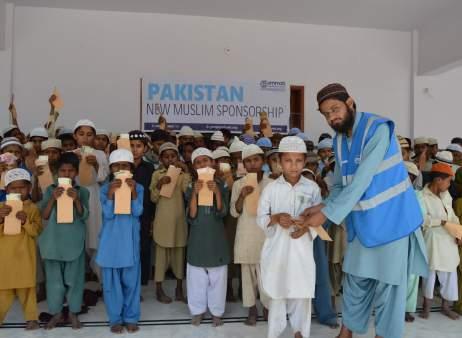 NEW MUSLIM SPONSORSHIP Children, previously working as bonded labourers, are being