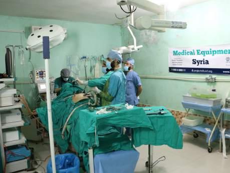 SYRIA MEDICAL AID The objective of this project was to provide orthopaedic consumables to hospitals for three months