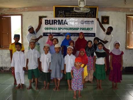 Each orphan receives an allowance of 25 per month for food, clothing and