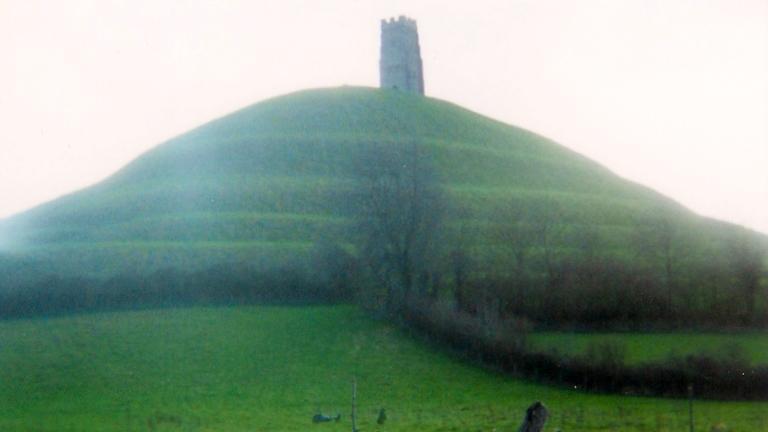 GLASTONBURY Tor Hill - above the Abby and Chalice Well in the mists of time Tor Hill is an old round hill, likely of Celtic construction, with the remains of a Nordic
