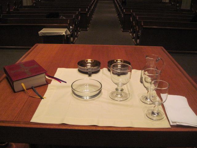 Vessel Placement on the Altar